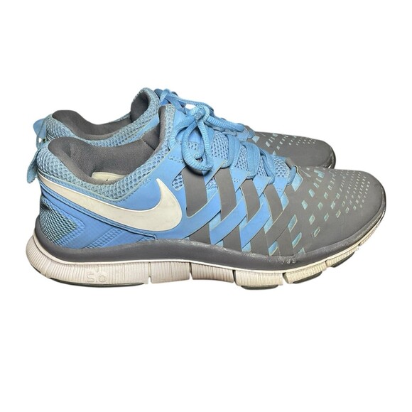 Nike Free Trainer 5.0 Blue/Gray Running Sneakers Men’s Shoe Size 10, 579809-400 - Picture 4 of 12